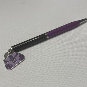 Coach Purple and Brown Pen with Coach Purple Bag Charm